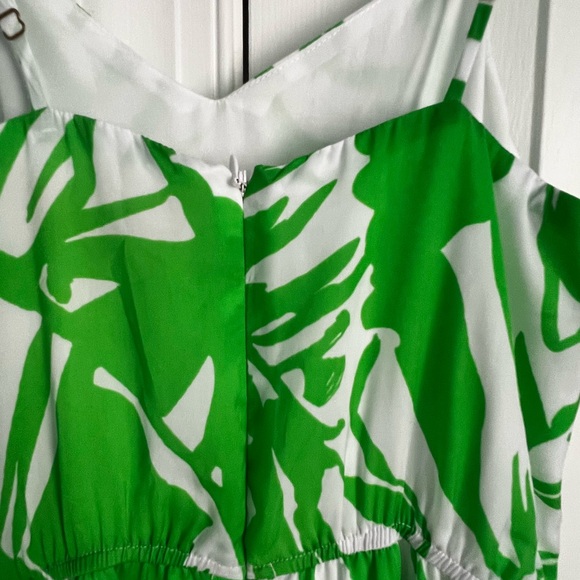 Lilly Pulitzer for Target Green Floral Jumpsuit M - Picture 7 of 11